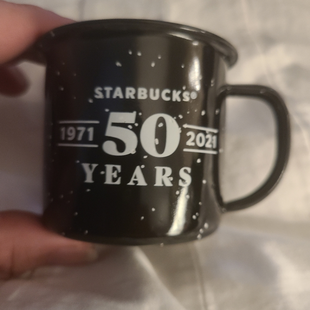 Starbucks 50th anniversary tin cup